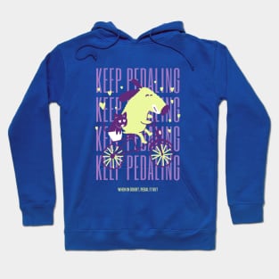 Keep Pedaling Dog Cat Hoodie